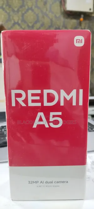 XIAOMI Redmi A5 4G - Smartphone 3GB+64GB, Appareil Photo 32MP, Batterie 5200mAh, Déverrouillage Empreinte/visage (Noir) - 6