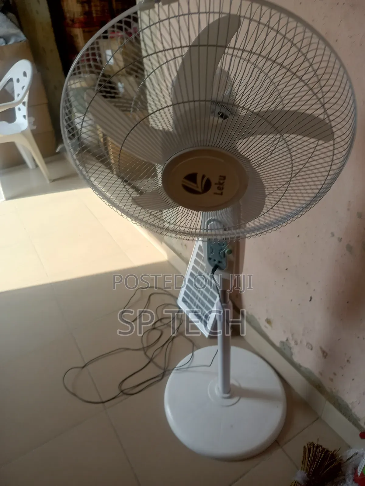 Solar Fan, With Mp3, Charging Port. And Light
