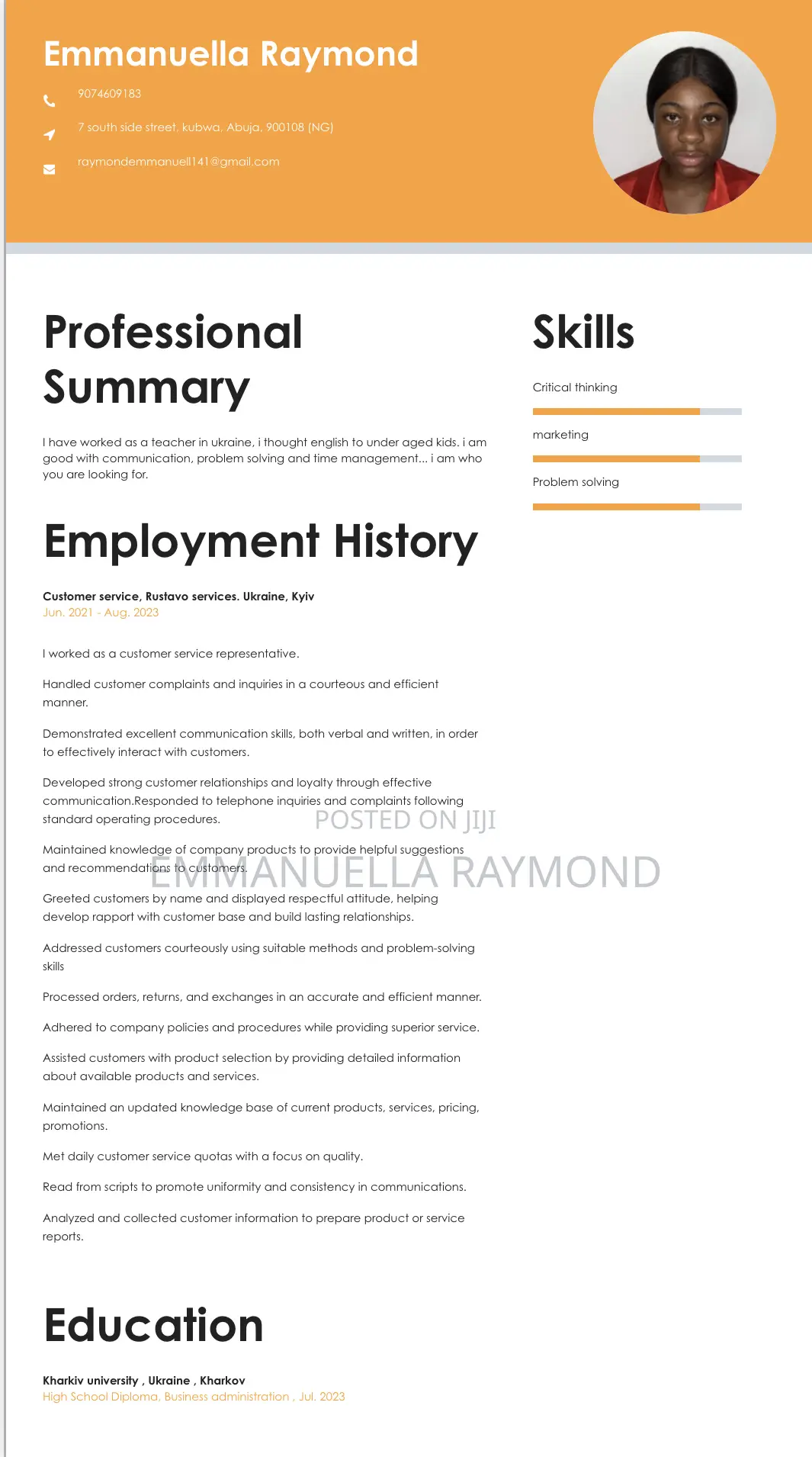 Customer Service Assistants