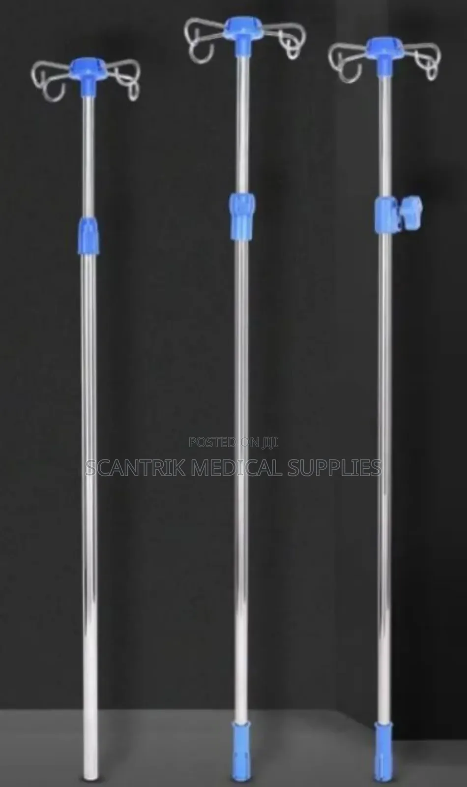 Mobile Therapy Iv Stand for Bedside Use