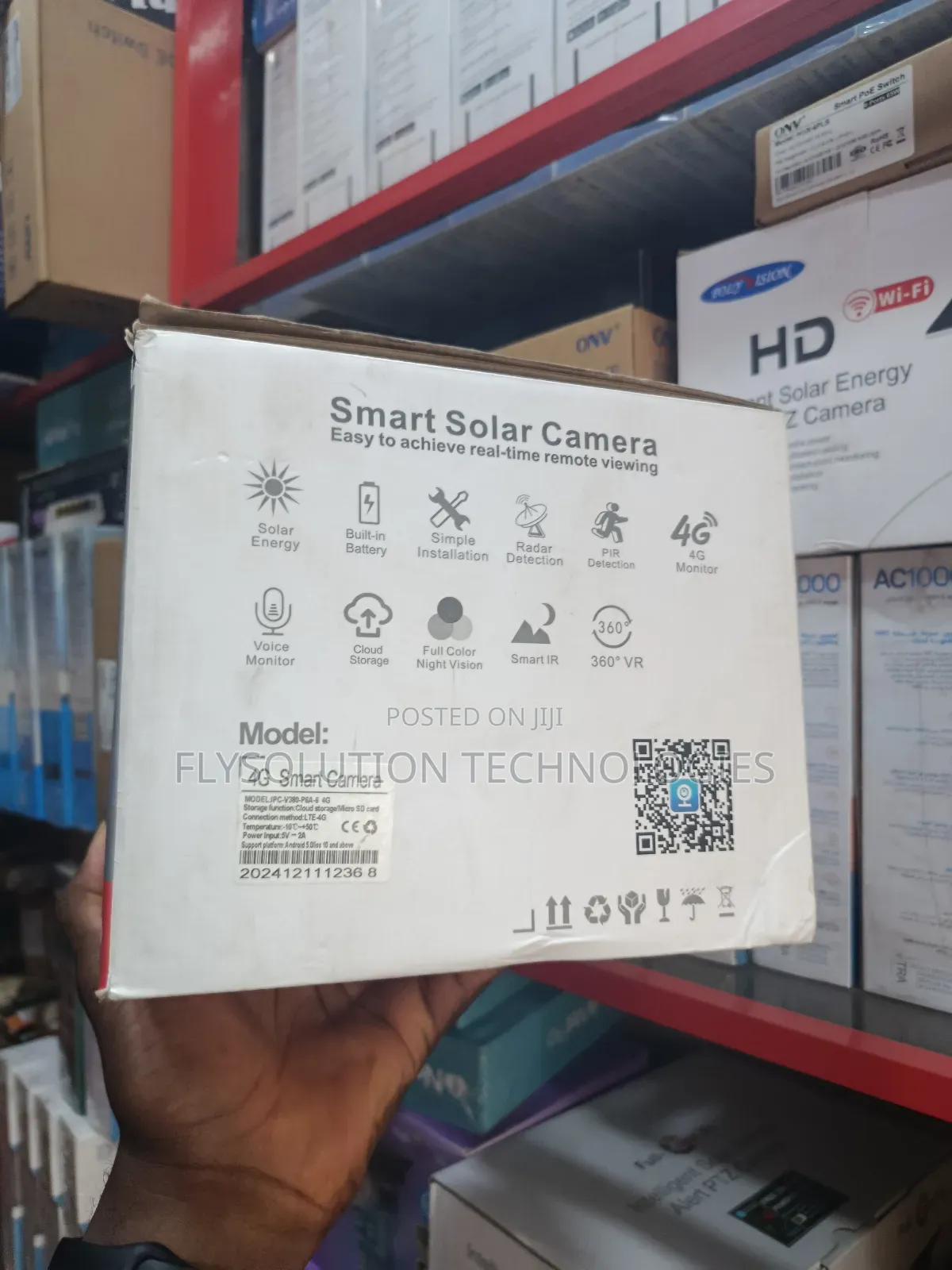 Polyvision V380 Dual Lens Solar Camera