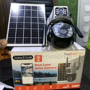 Dual Lens Security Camira Solar CCTV