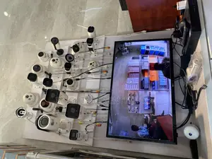 CCTV Cameras From Tv Display and Is Also Wired
