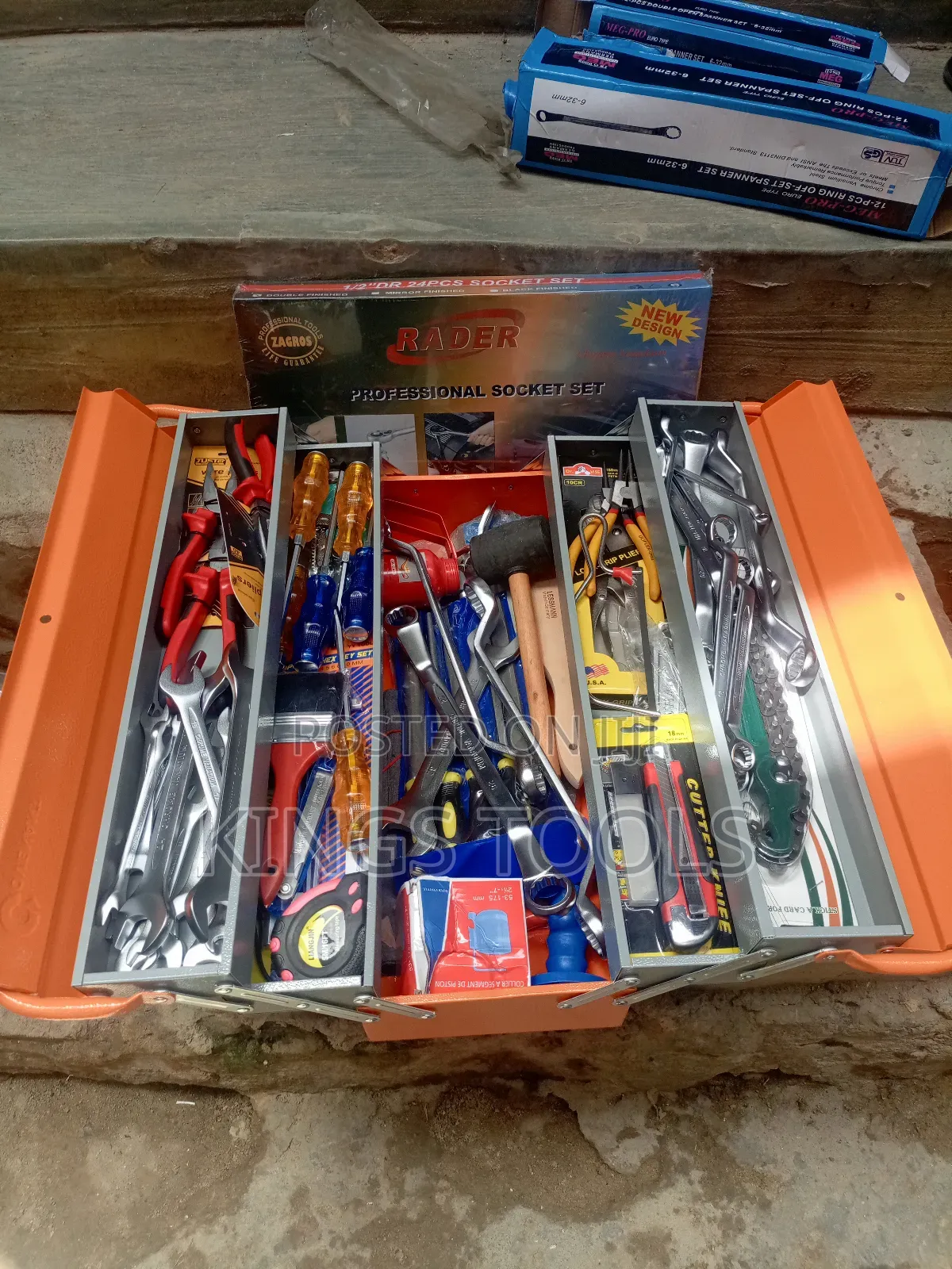 Completely Set Of Macanical Tools Box