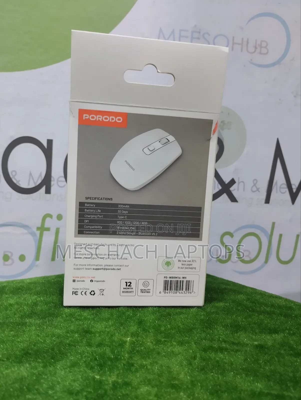Porodo Wireless Mouse (Dual Mode)