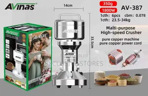 .Alvinas 350gram, 1800watts High Speed Crusher.