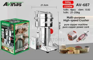 Alvinas 500gram, 2200watts Multi Purpose High Speed Crusher.