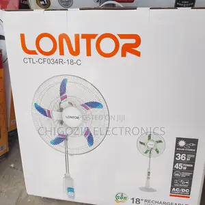 Lontor 18inches Rechargeable Fan