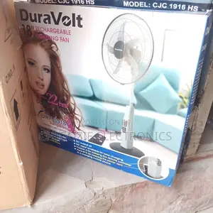 Duravolt 18inches Rechargeable Fan