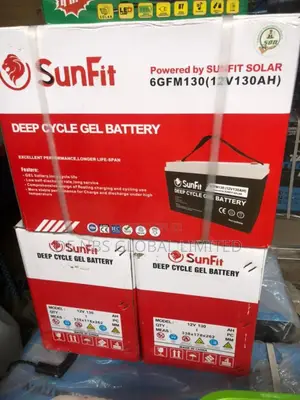 130ah 12v Sunfit Deep Cycle Gel Battery