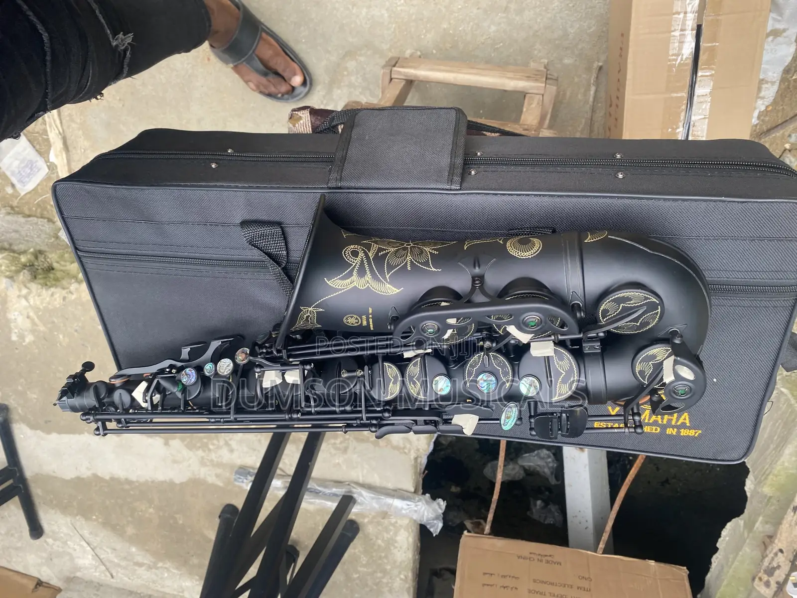 Original Yamaha Yas-875 Ex Custom Alto Saxophone