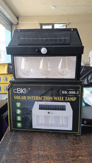 3 Bulbs Solar Rechargeable Sensor