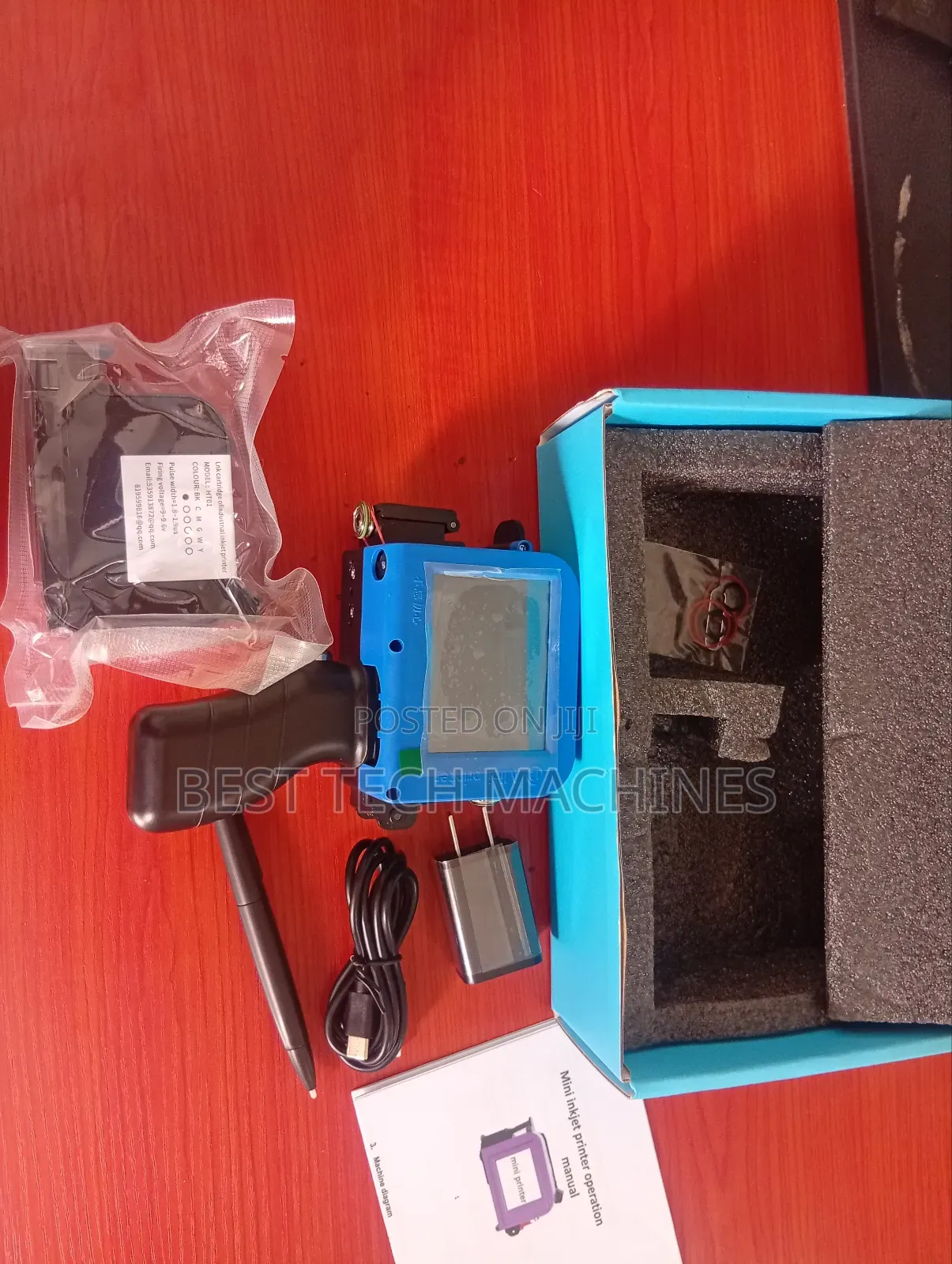 Automatic Mini Handheld Inkjet Batch Date Coding Machine
