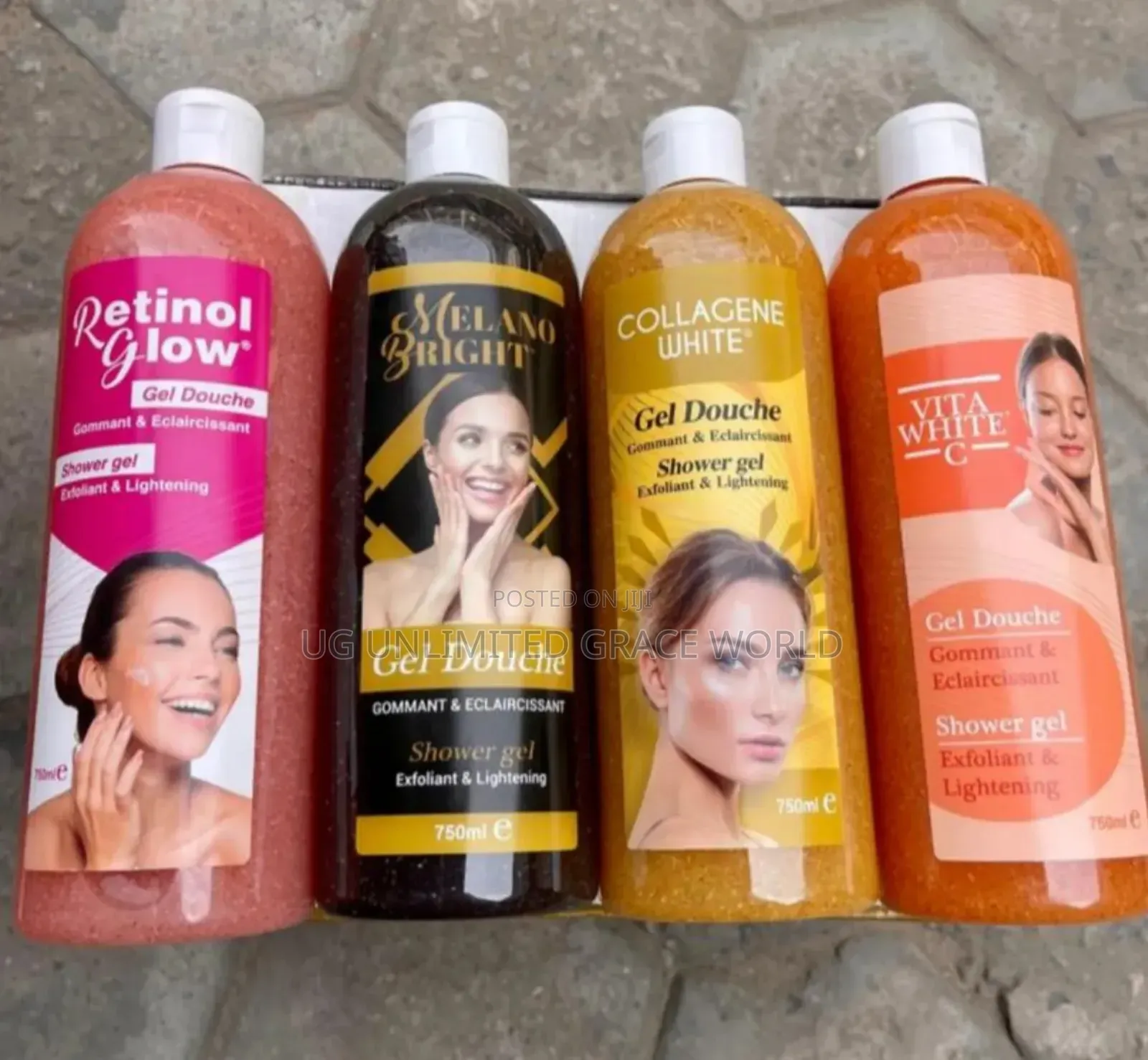 Varieties of Gel Dounch Showering Gel