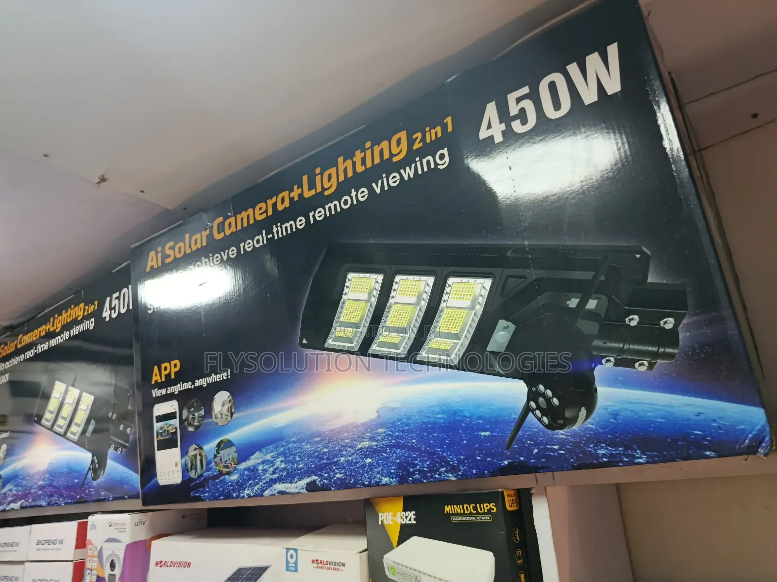 Ai Solar Camera + Lighting 2 in 1 | Security Solar Light