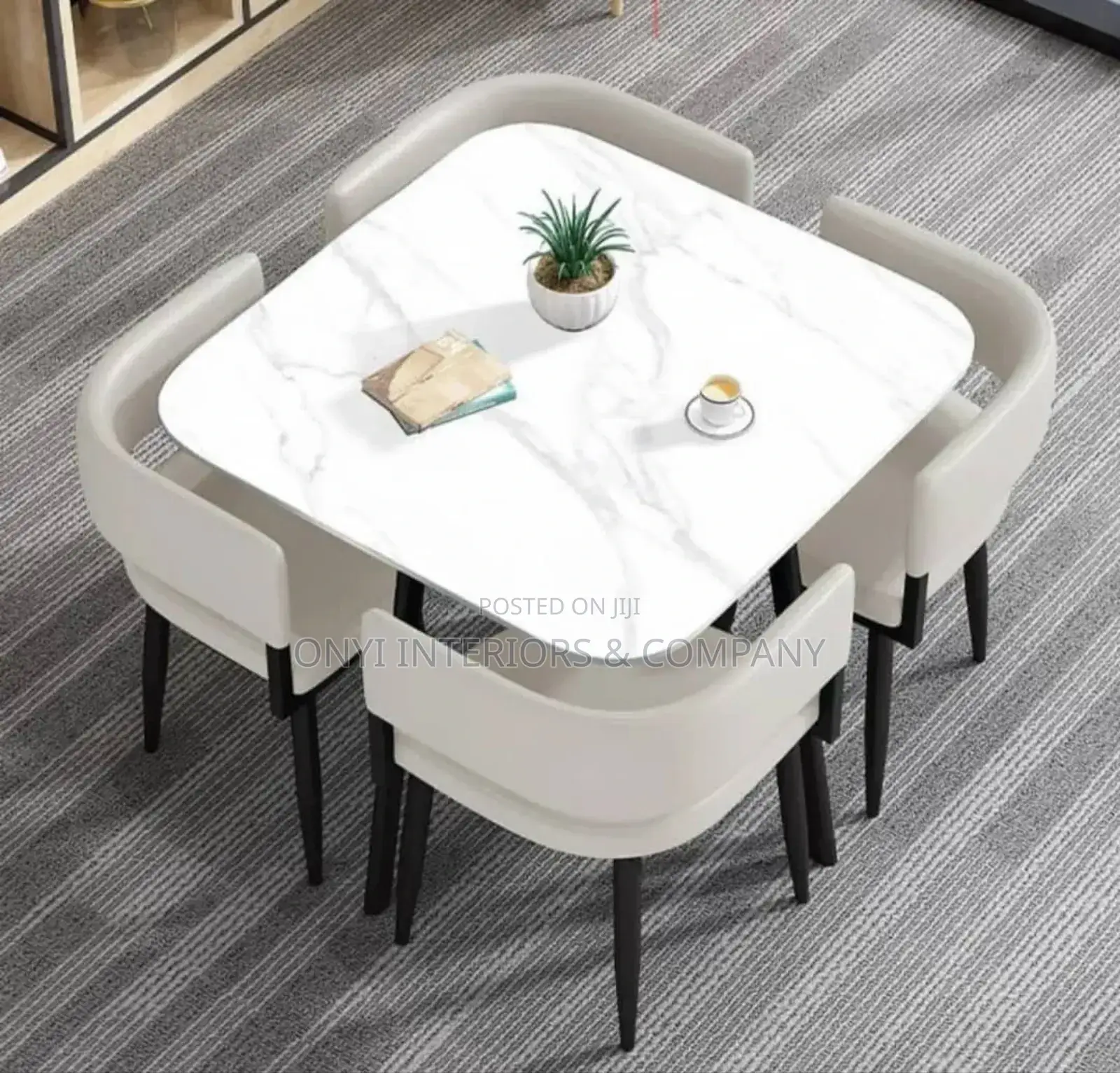 Marble Dining Table With 4 Chairs