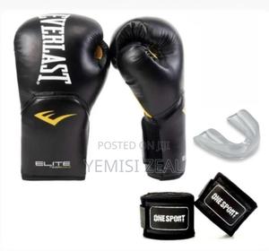Everlast Boxing Gloves, Wrist Wrap and Tooth Guard