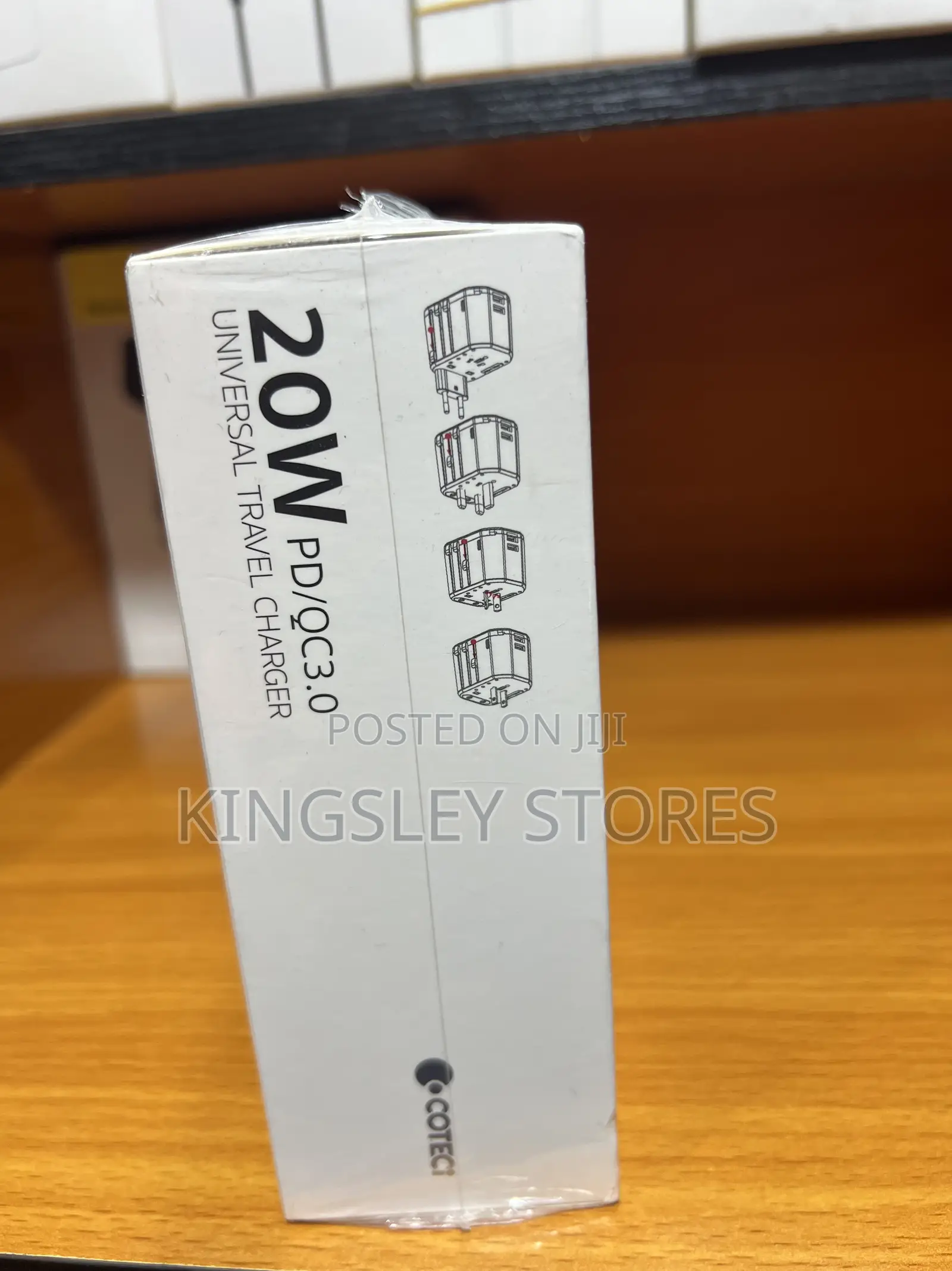 Universal Travel Charger Adapter 20w Dual Usb-a Type-C Pd