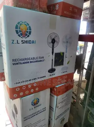 Solar Rechargeable Fans
