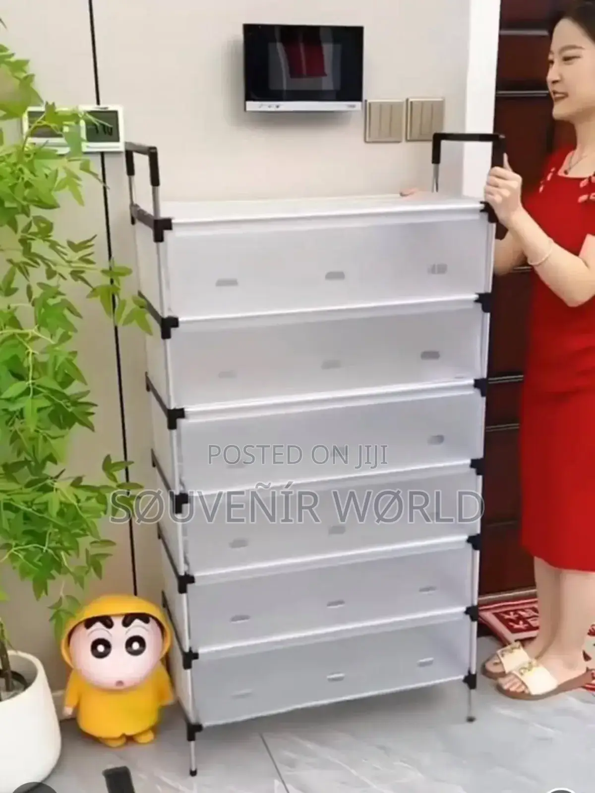 7layer Shoe Rack With Cover