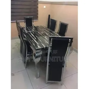 Marble Dinning Table With Six Seats