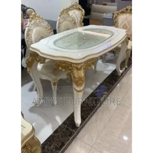 Royal Wooden Dinning Table With Six Seats
