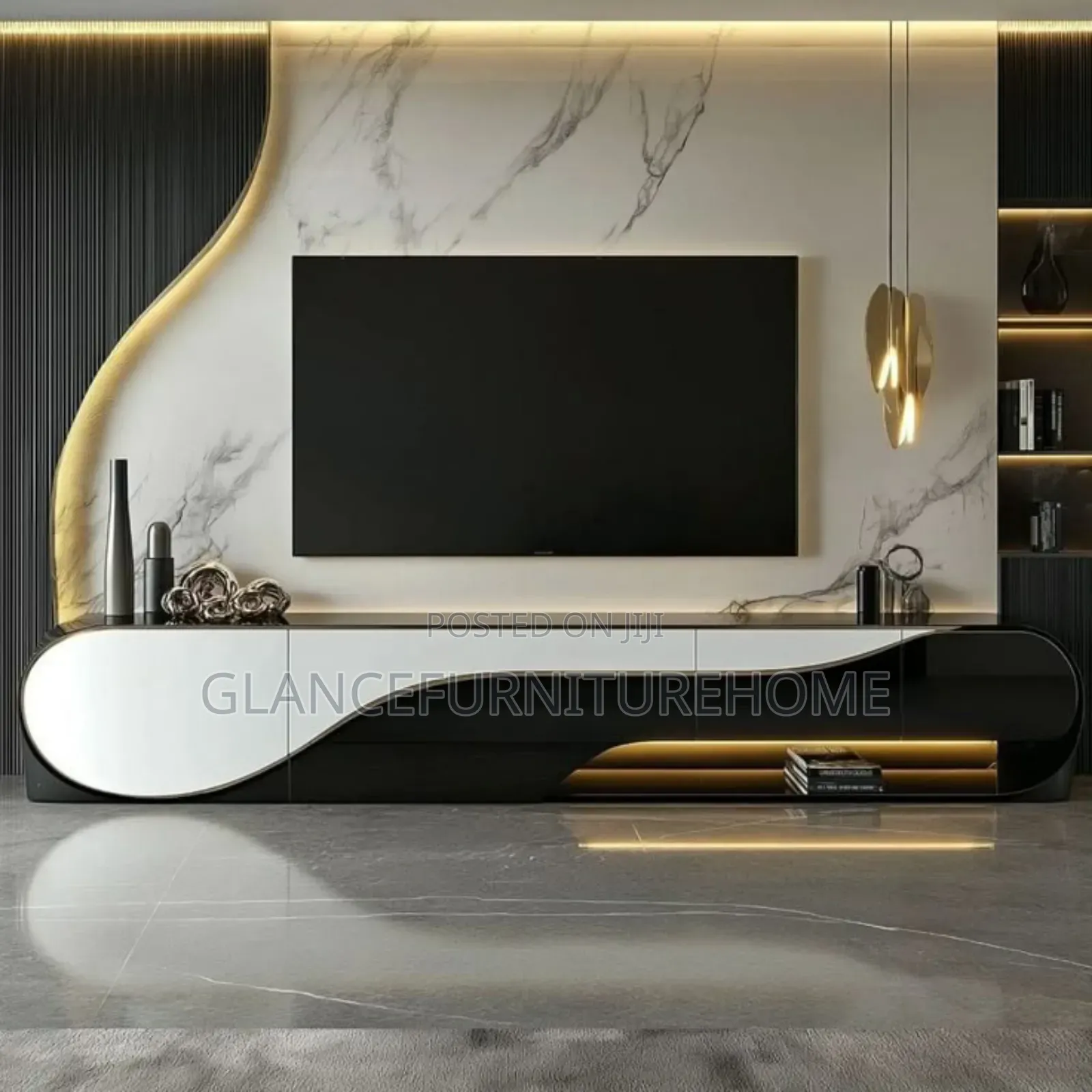Elegant Interior Tv Console