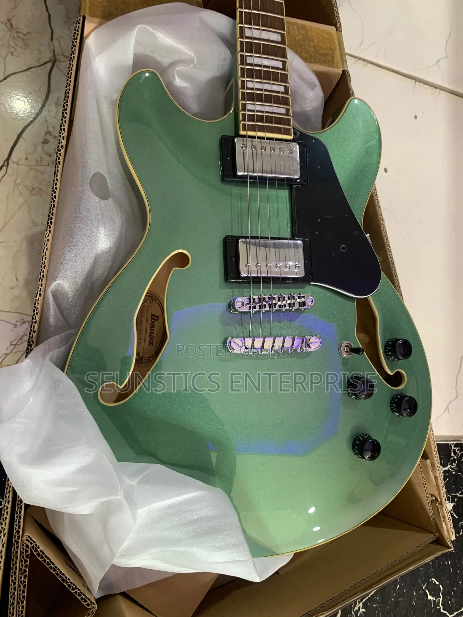 Quality Ibanez Artcore As73 Olm Jazz Guitar