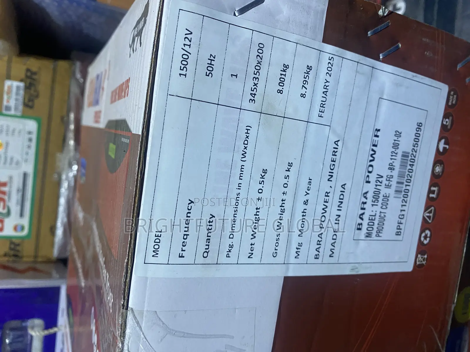 Bara 1.5kva Solar Inverter