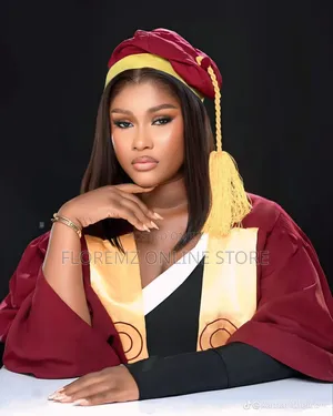 Unilag BSC Convocation / Graduation Gown, Hood Cap for Rent