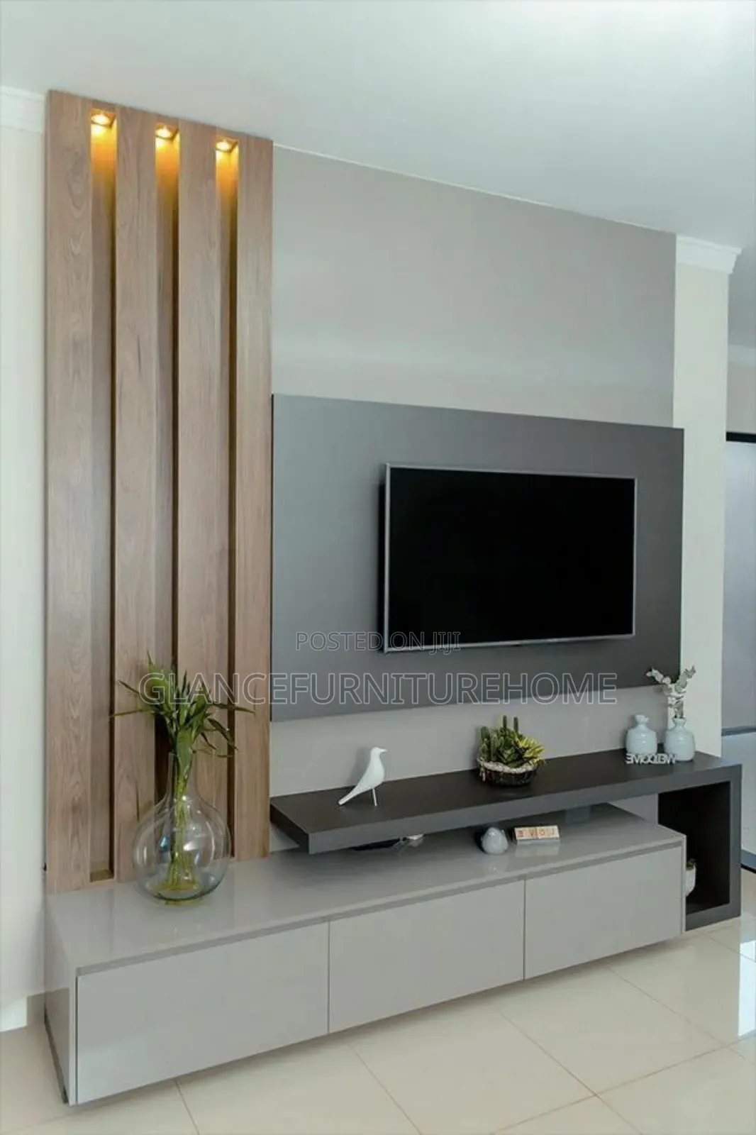 Modern Warm Tv Console