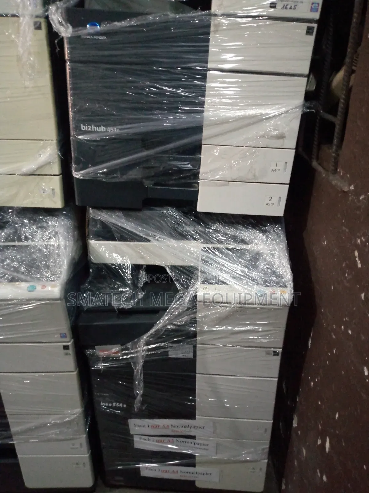 B/W Bizhub C554e Di Multifunction Photocopy Machine