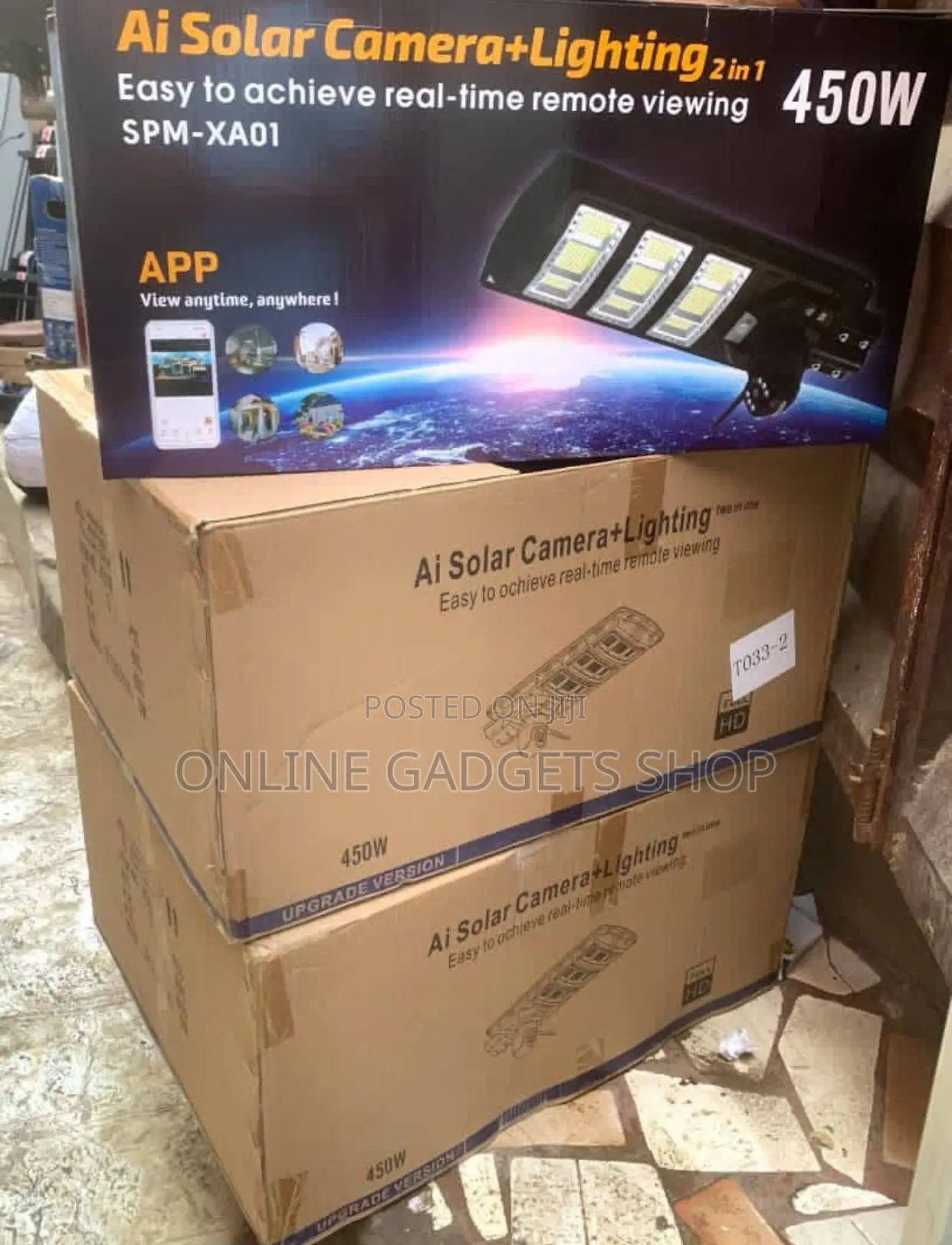 All in One Solar Street Light With Camera