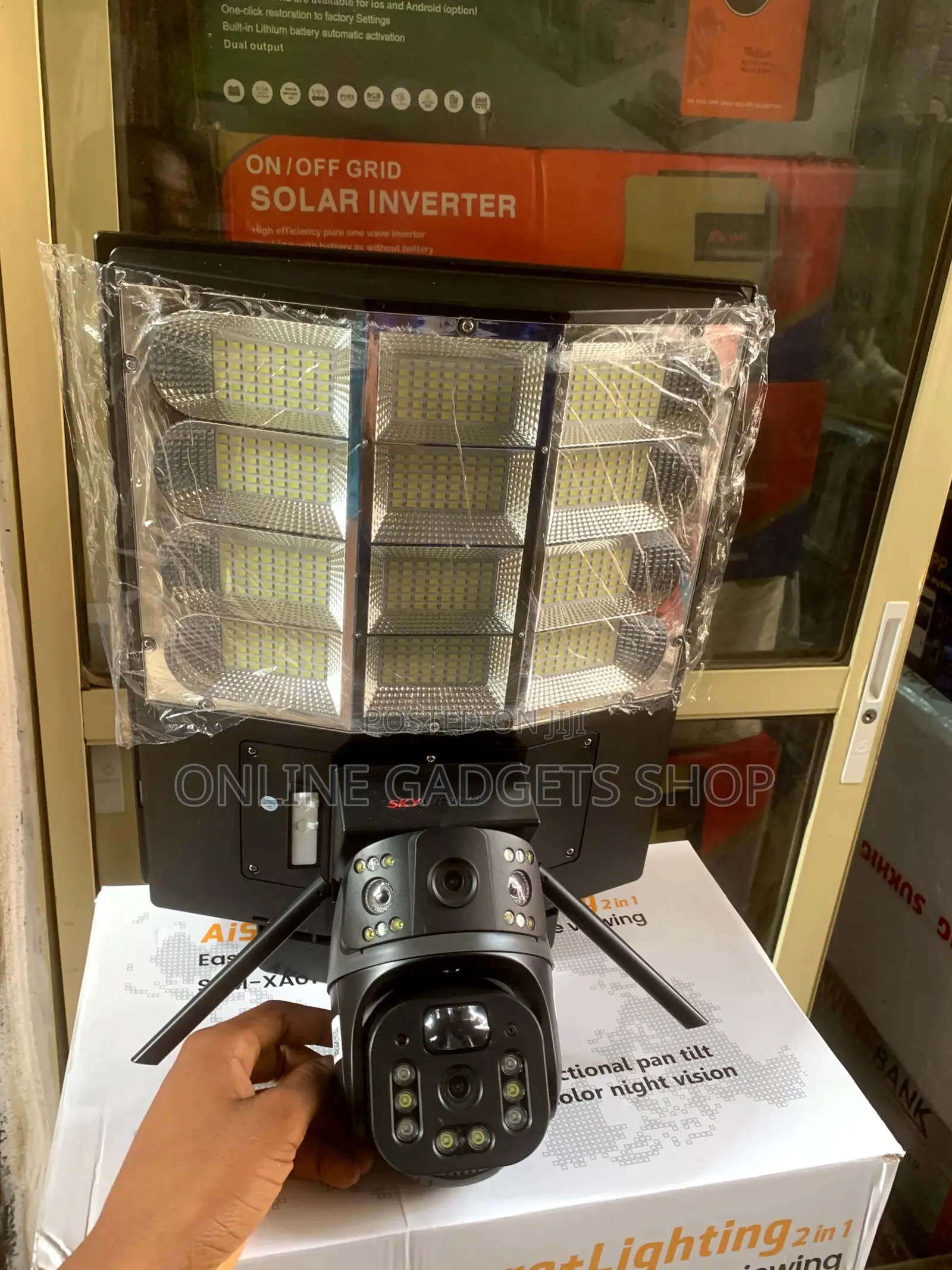 All in One Solar Street Light With Camera