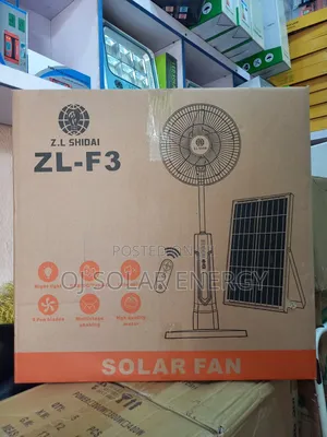 Z.L Shidai 16-Inch Solar Fan