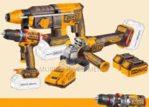3-in-1 20v Brushless Combo – Drill, Grinder Rotary Hammer