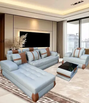 Quality Couch; L-Shape Sofa,Single Chair and Table. Jpcll12