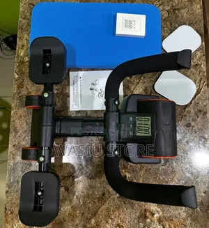 Ab Roller With Elbow Support and Timer