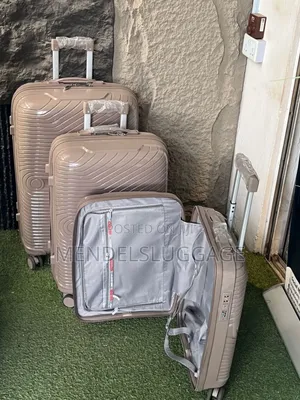 Brown Unbreakable Luggage