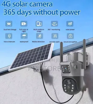 4g Double Lens Solar Surveillance Camera CCTV