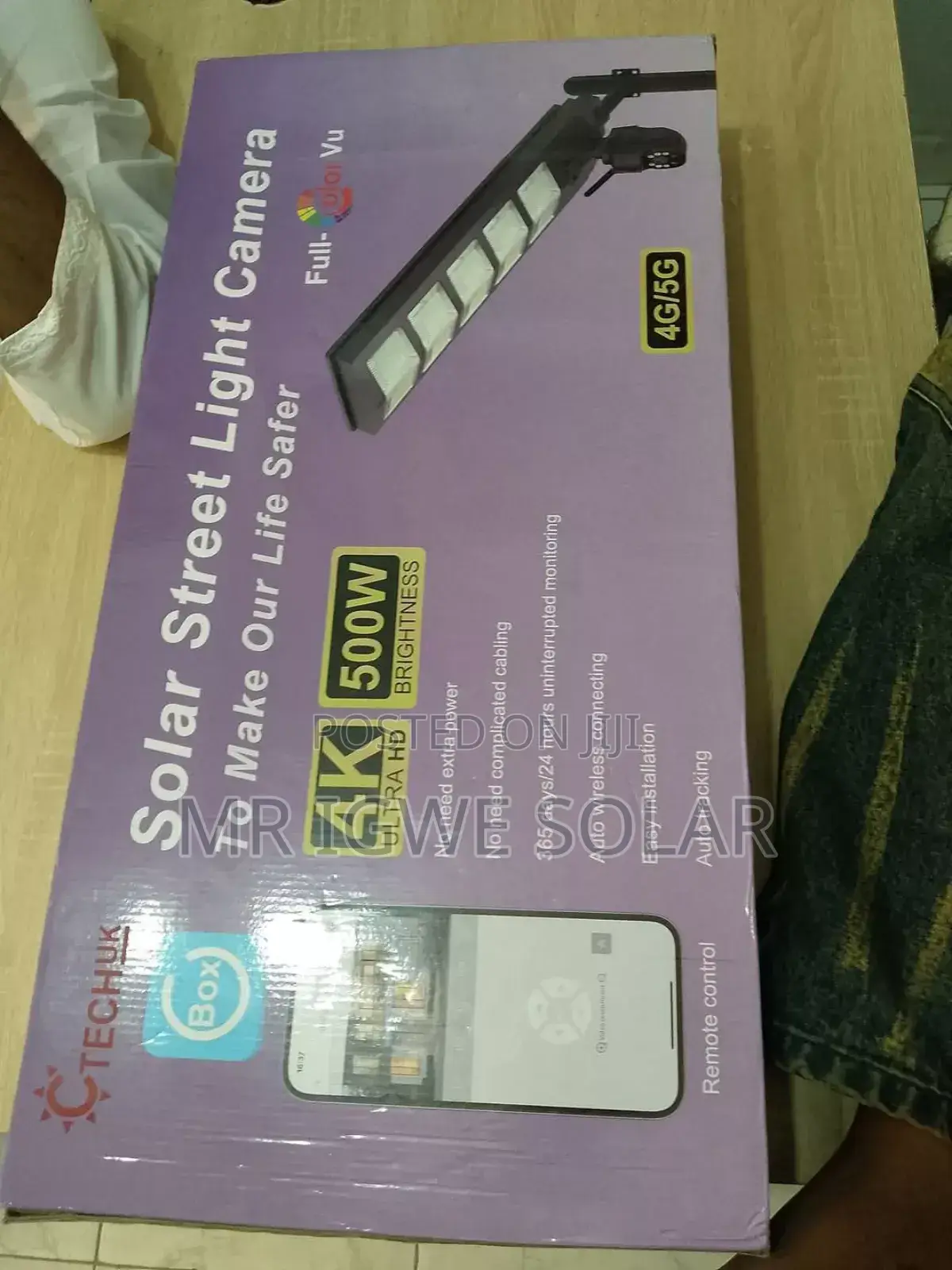 Tech Uk 10eye Solar Light With CCTV