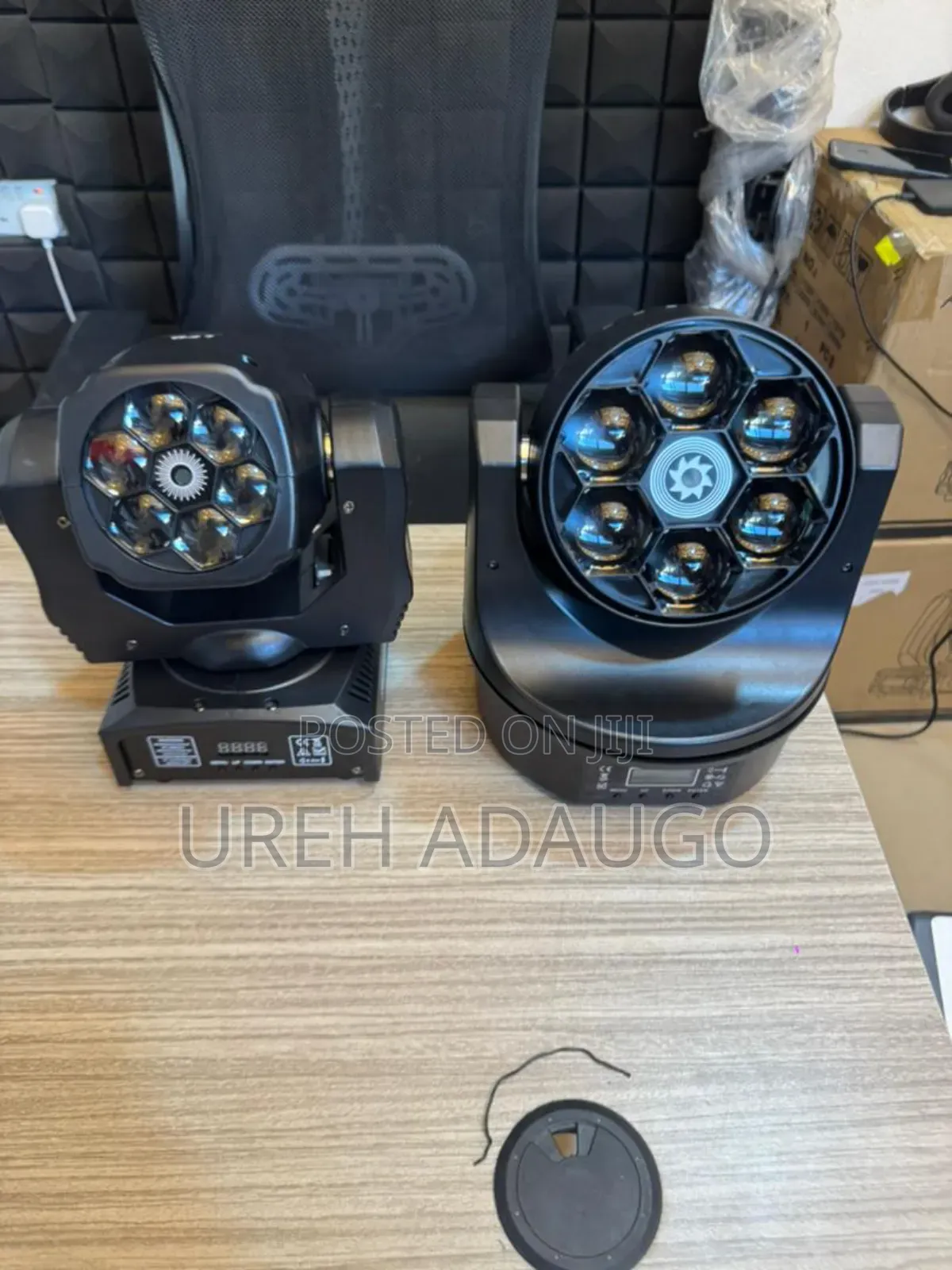 7 Eyes With Laser Moving Head Lights