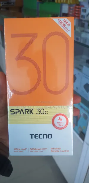 New Tecno Spark 30C 128 GB Black