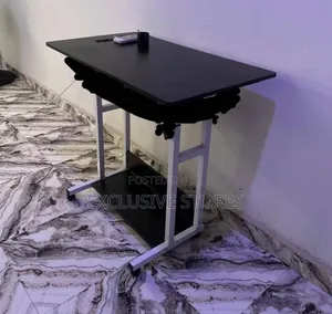 Single Layer Laptop Table With Tyre's
