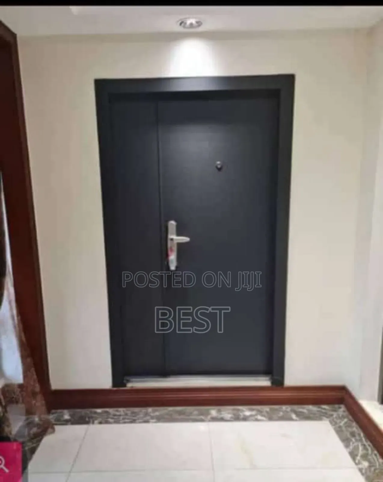 J Black Security Door