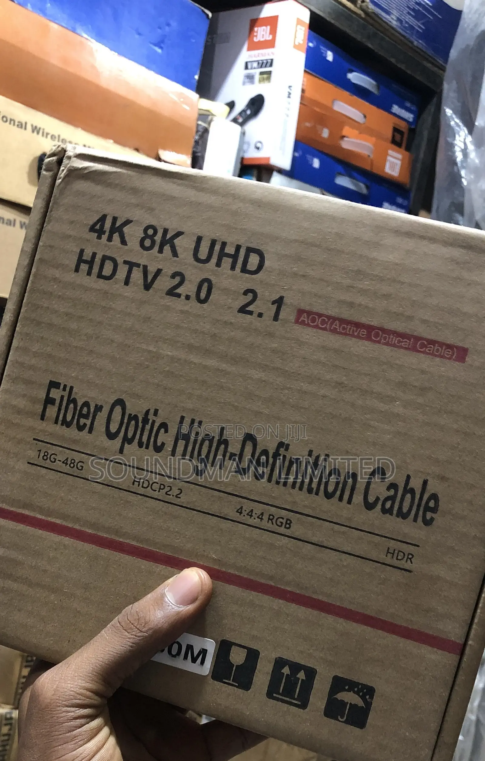 Hdmi Fibre Optic Cable 50m ( Uhd)