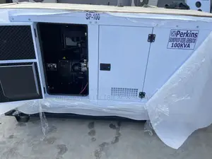 Heavy-duty England Perkins Soundproof Diesel Generator100kva