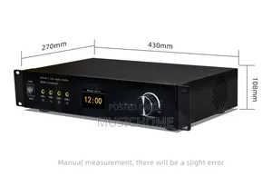 4 Zone Network Amplifier With Two Wireless Microphone