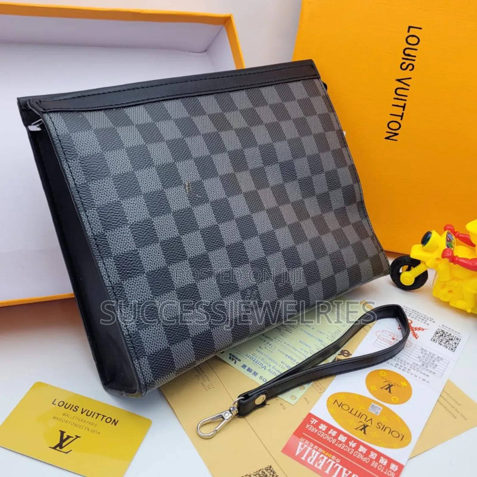 Men's Luxury Handbag. Gift Idea for Father's Day Comes Boxed