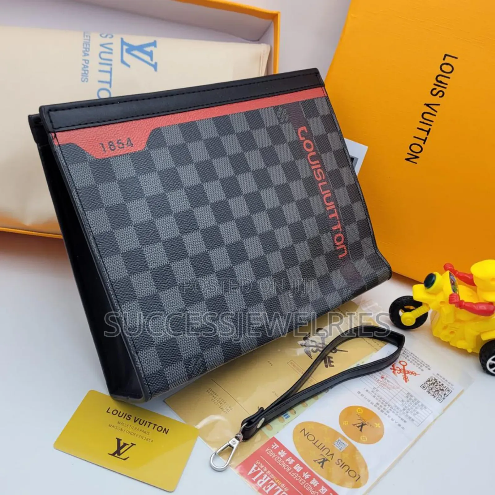 Men's Luxury Handbag. Gift Idea for Father's Day Comes Boxed